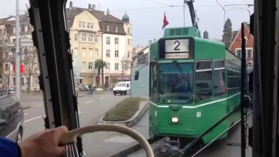 BVB Basel Tram | Line 15: Bruderholz - Messeplatz