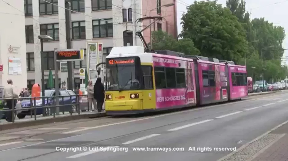 BVG trams at Stellingdamm, Köpenick, Berlin, Germany