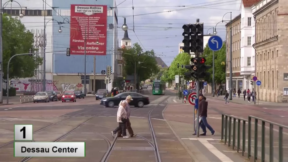Dessau tram line 1 (2016)