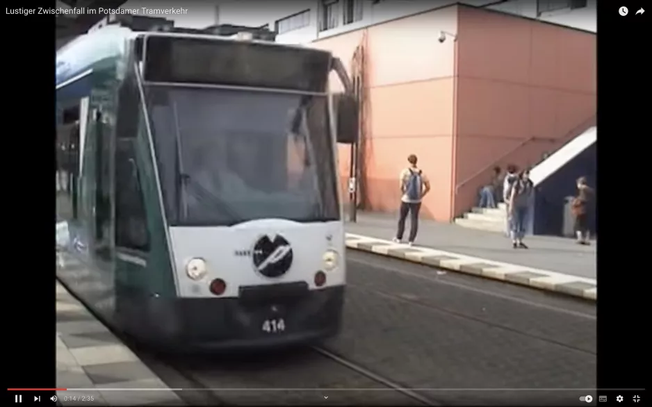 Funny incident in Potsdam tram traffic