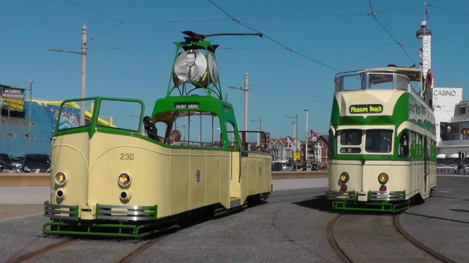 Heritage Trams In Blackpool & Fleetwood - Good Friday 18th April 2014