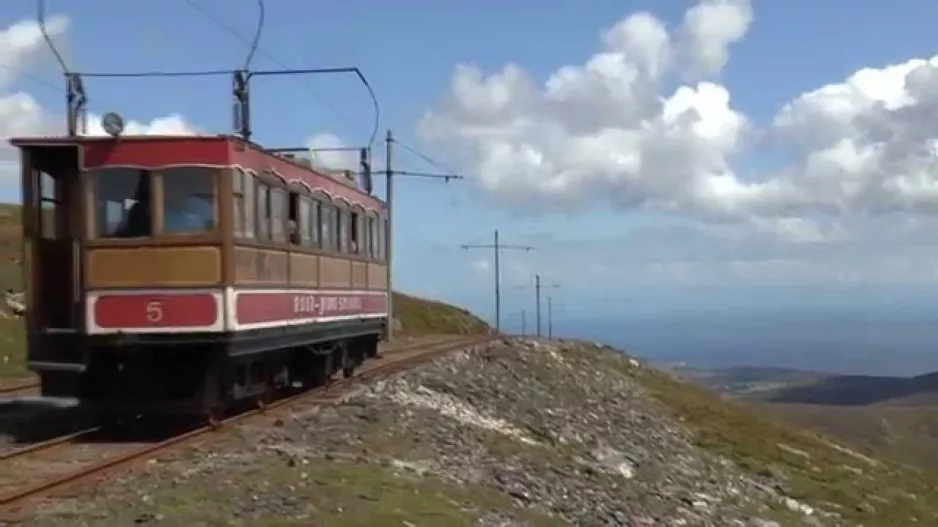 Isle of Man Snaefell Electric Railway 2036ft (2014)