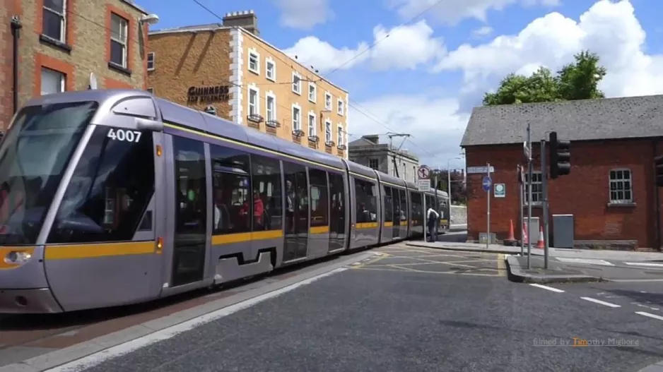 Luas Trams in Dublin, Ireland (2016)