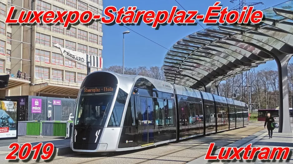 Luxtram - Luxexpo-Stäreplaz-Étoile in 2019