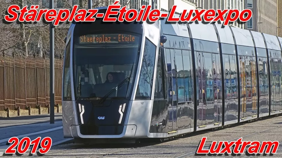 Luxtram - Stäreplaz-Étoile-Luxexpo in 2019