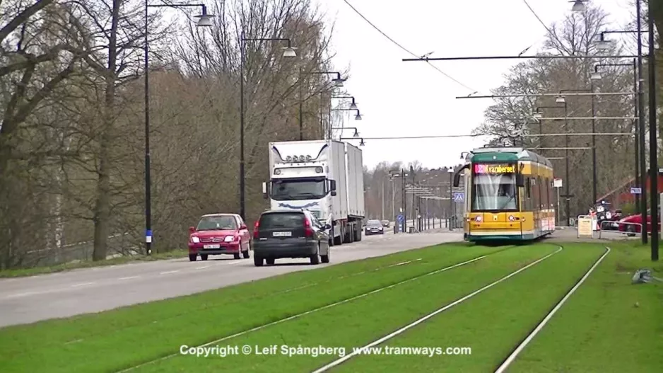 Norrköping Tramways, part 33, Heleneborgsgatan - De Geersgatan