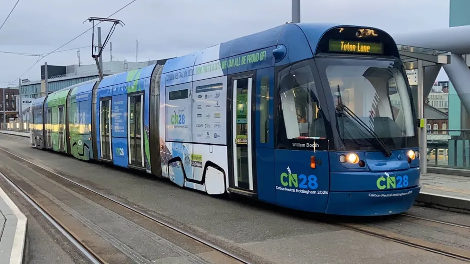 Nottingham Trams in action!