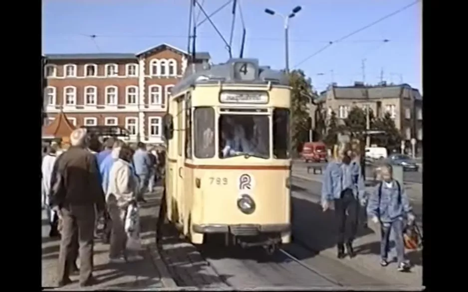 Rostock Strassenbahn in 1992