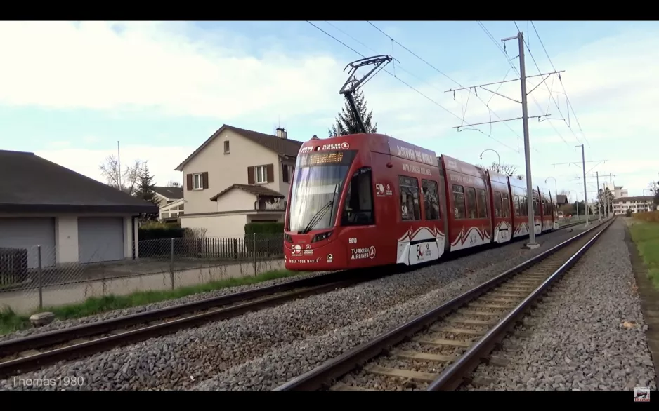 Small railway crossing near Muttenz, Basel-Landschaft, Switzerland (2017)