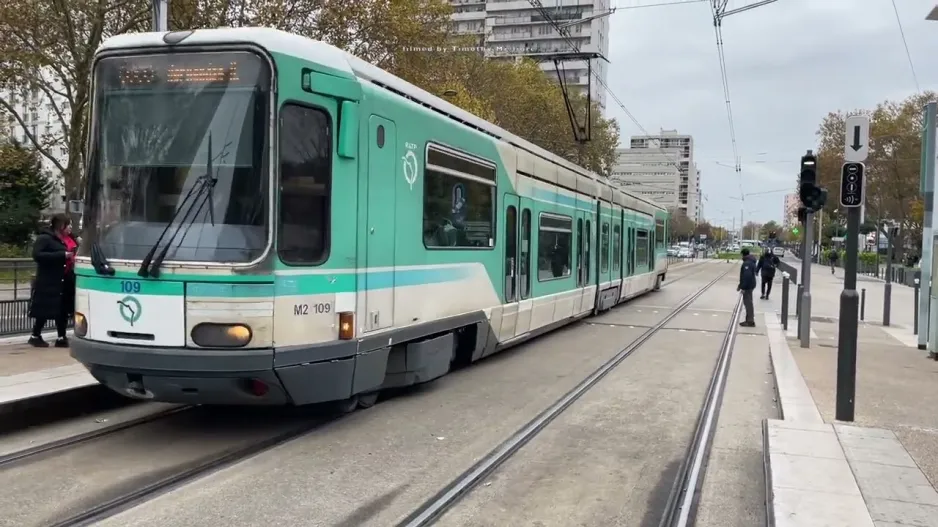 The First Tram Line in Paris, France - T1 Île-de-France tramway