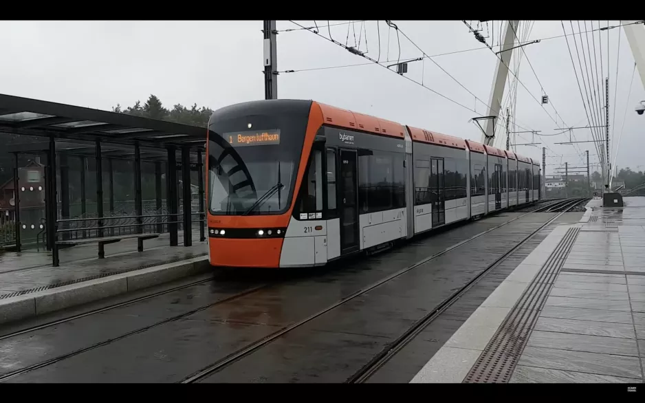 The light rail in Bergen | Norway