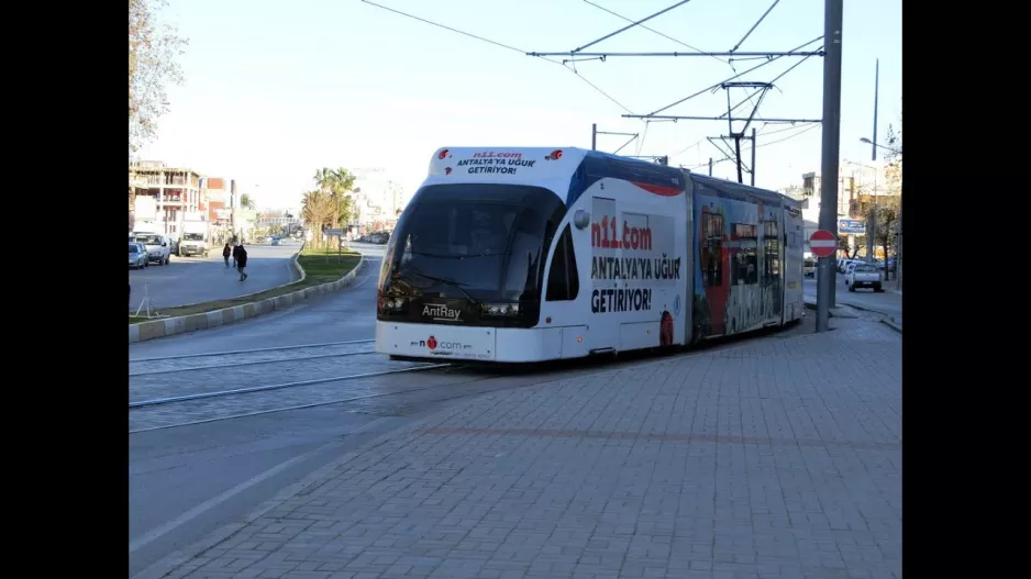 The tram in Antalya