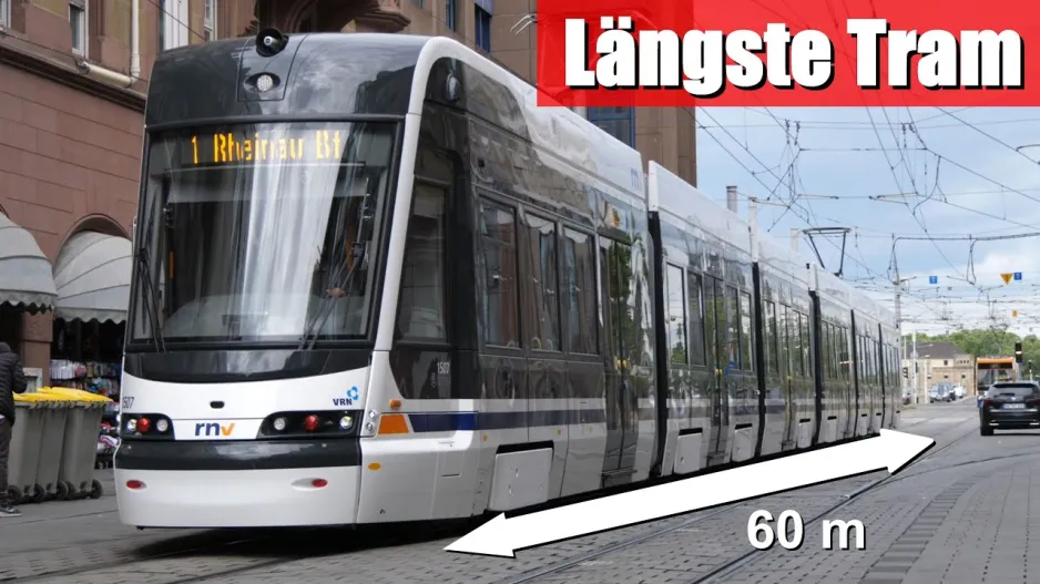 The WORLD'S LONGEST tram is now running in Mannheim | Skoda 38T (2025)