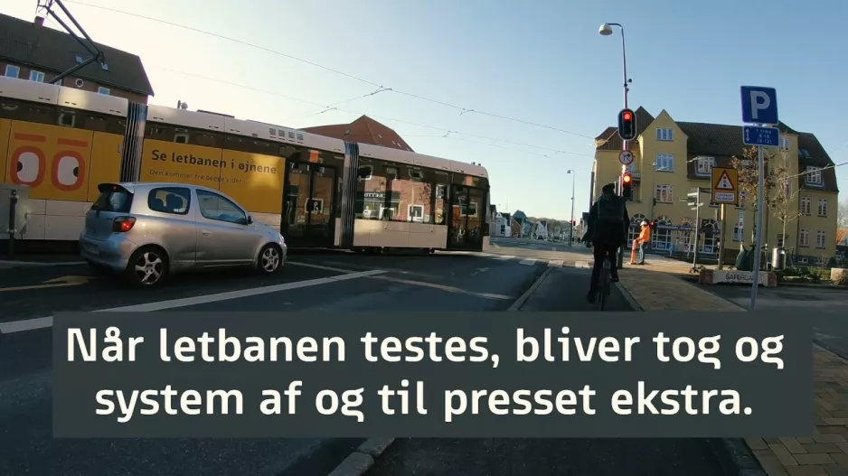 Therefore, the light rail's test runs produce noise and vibrations (2021)