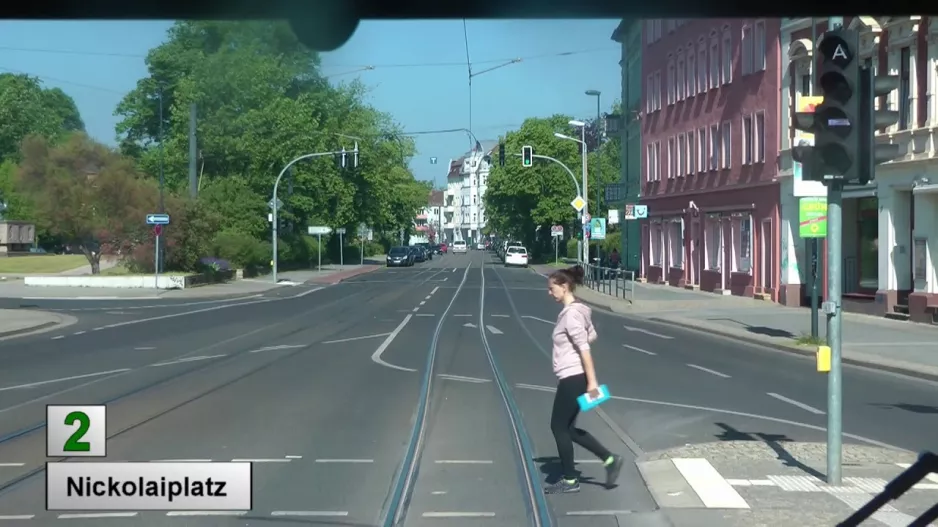 Tram Brandenburg an der Havel line 2 (2019)
