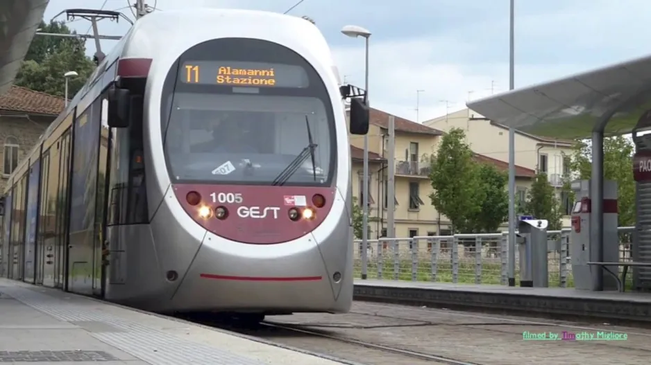 Tram Network of Florence - Trams in Florence, Italy in 1080p (2016)