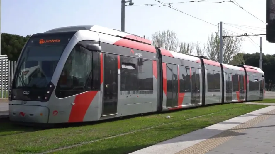 Trams in Zaragoza, Spain (2022)