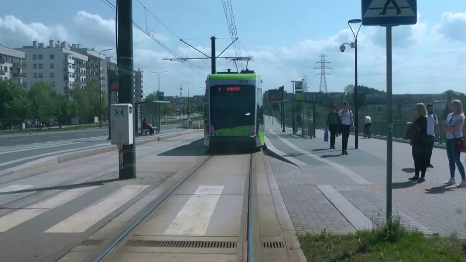 Trams Olsztyn, line 3 (2019)
