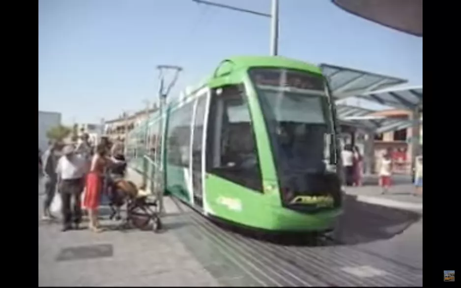 Tramway in Parla (Spain) - Citadis tram - Tramway